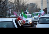 حرکت کاروان خودرویی فرزندان انقلاب در قزوین