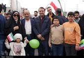 حماسه راهپیمایی یوم‌الله 22 بهمن در کاشان