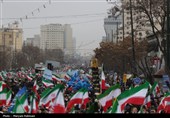 قیلم باشکوه مشهدی‌ها در راهپیمایی 22بهمن
