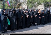 تشییع پیکر شهید امنیت موسی آقایی فرد در خرم‌آباد