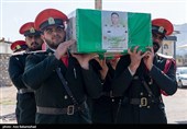 تشییع پیکر شهید امنیت موسی آقایی فرد در خرم‌آباد