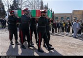 تشییع پیکر شهید امنیت موسی آقایی فرد در خرم‌آباد