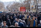 تشییع پیکر شهید امنیت موسی آقایی فرد در خرم‌آباد