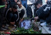 تشییع پیکر شهید امنیت موسی آقایی فرد در خرم‌آباد