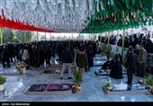تشییع پیکر شهید امنیت موسی آقایی فرد در خرم‌آباد