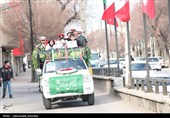 تشییع پیکر شهید مدافع امنیت در قزوین