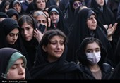 تشییع پیکر شهید مدافع امنیت در قزوین