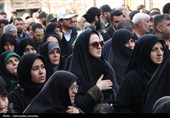تشییع پیکر شهید مدافع امنیت در قزوین