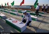 بازگشت پیکر 85 شهید دوران دفاع مقدس از مرزآبی اروند به کشور