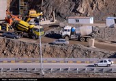 عملیات ساخت قطعه اول منطقه 3 آزادراه تهران-شمال