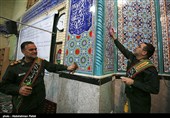 غبارروبی مساجد در آستانه ماه مبارک رمضان - همدان