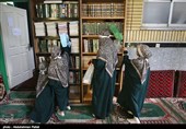 غبارروبی مساجد در آستانه ماه مبارک رمضان - همدان