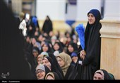 اجتماع دانشجویان مهدی یاور در مسجد جمکران