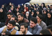 اجتماع دانشجویان مهدی یاور در مسجد جمکران