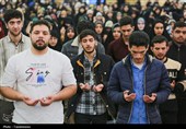 اجتماع دانشجویان مهدی یاور در مسجد جمکران