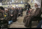 مراسم چهلم شهدای اغتشاشات در کرمانشاه
