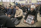 مراسم چهلم شهدای اغتشاشات در کرمانشاه