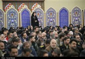 مراسم چهلم شهدای اغتشاشات در کرمانشاه