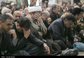 مراسم چهلم شهدای اغتشاشات در کرمانشاه