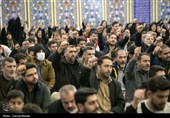 مراسم چهلم شهدای اغتشاشات در کرمانشاه