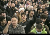 مراسم چهلم شهدای اغتشاشات در کرمانشاه