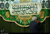 آئین غبارروبی حسینیه اعظم زنجان به مناسبت آغار ماه مبارک رمضان