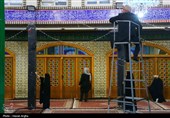 آئین غبارروبی حسینیه اعظم زنجان به مناسبت آغار ماه مبارک رمضان