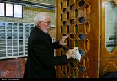 آئین غبارروبی حسینیه اعظم زنجان به مناسبت آغار ماه مبارک رمضان