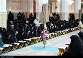 آیین ترتیل خوانی قرآن کریم در حرم مطهر حضرت معصومه (س)