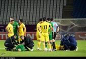 دیدار تیم های فوتبال فجر شهید سپاسی شیراز و شمس آذر قزوین