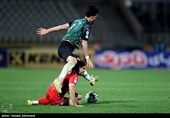 دیدار تیم های فوتبال پرسپولیس و خیبر خرم آباد