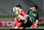 دیدار تیم های فوتبال پرسپولیس و خیبر خرم آباد