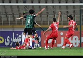 دیدار تیم های فوتبال پرسپولیس و خیبر خرم آباد
