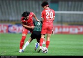 دیدار تیم های فوتبال پرسپولیس و خیبر خرم آباد
