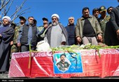تشییع پیکر مطهر خلبان شهید مهدی فیروزمند