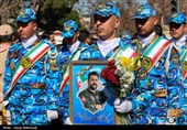 تشییع پیکر مطهر خلبان شهید مهدی فیروزمند