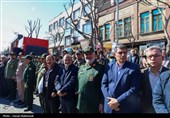 تشییع پیکر مطهر خلبان شهید مهدی فیروزمند