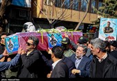 تشییع پیکر مطهر خلبان شهید سرهنگ مهدی فیروزمند - تبریز