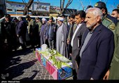 تشییع پیکر مطهر خلبان شهید سرهنگ مهدی فیروزمند - تبریز
