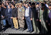تشییع پیکر مطهر خلبان شهید سرهنگ مهدی فیروزمند - تبریز