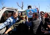 تشییع پیکر مطهر خلبان شهید سرهنگ مهدی فیروزمند - تبریز