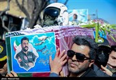 تشییع پیکر مطهر خلبان شهید سرهنگ مهدی فیروزمند - تبریز