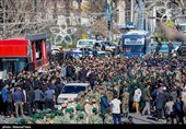 تشییع پیکر خلبان شهید سرهنگ مهدی فیروزمند - تبریز