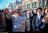 تشییع پیکر خلبان شهید سرهنگ مهدی فیروزمند - تبریز