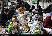 آیین ترتیل‌خوانی خانوادگی در حرم حضرت معصومه(س)