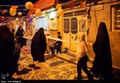 مراسم افطاری ساده در محله قبله شیراز