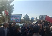 مراسم تشییع پیکرمادر شهید حاج احمد متوسلیان برگزار شد