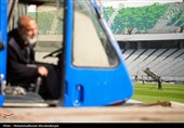 روند بازسازی و تعمیرات ورزشگاه آزادی