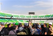 روند بازسازی و تعمیرات ورزشگاه آزادی