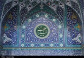 مراسم افطاری ساده در حسینه اعظم زنجان